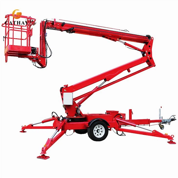 Hydraulic Trailer Boom Lifts